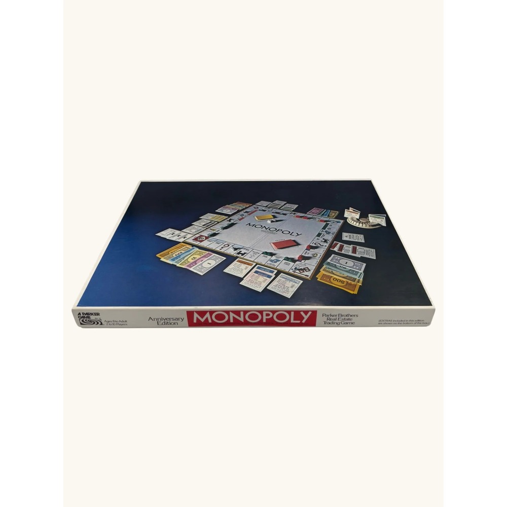 Vintage Monopoly Anniversary Edition 1985 Parker Brothers 50th Board Game 00011